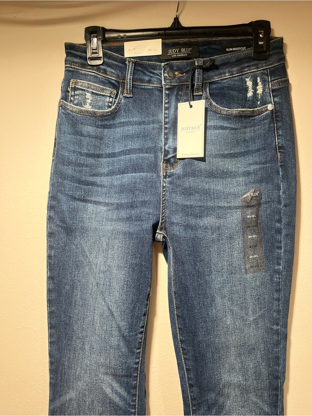 Judy Blue Slim Bootcut Jeans Women’s 7/28 Stretch Denim NWT - Picture 3 of 10